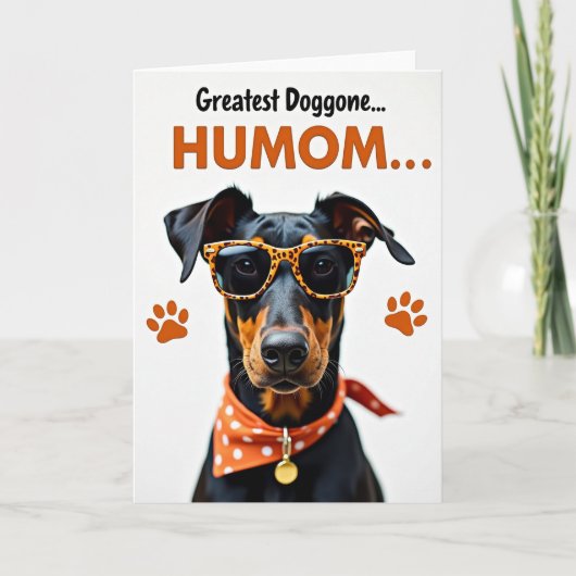Moederdagkaart voor Coole Hond Moeder Kaart (Voorkant)