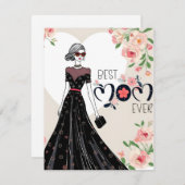 Moederdagkaart voor de Beste Moeder Ooit Feestdagenkaart (Voorkant / Achterkant)