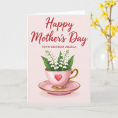 Moederdagkaart voor de liefste Abuela Kaart (Gele Bloem)