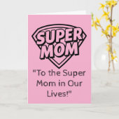 Moederdagkaart voor de Super Moeder Kaart (Gele Bloem)