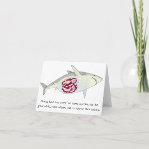 Moederdagkaart voor Haaien Kaart