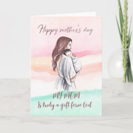 Moederdagkaart voor mama kaart