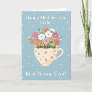 Moederdagkaart voor Nanna Feestdagen Kaart