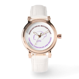 Moederdagklok voor niet-hoofdverzorgende moeder horloge