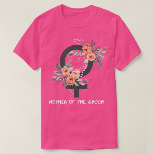 MoederdagMoeder van de Groom T-shirt (Design voorkant)