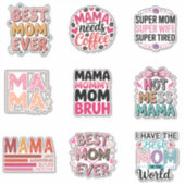 Moederdagstickers Sticker (Voorkant)
