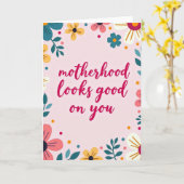 Moederdagziet Er Goed Uit Kaart (Gele Bloem)
