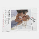 Moederdefinitie | Moderne minimale fototheekdoek Theedoek (Horizontaal)