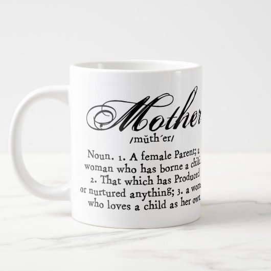 Moederdefinitie, Moederdag Grote Koffiekop (Links)