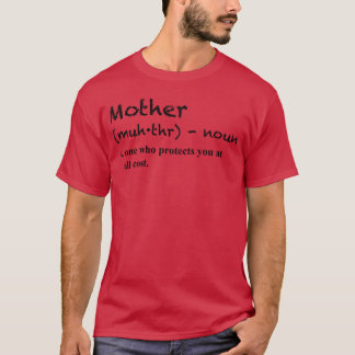 Moederdefinitie Unieke gift retro T-shirt