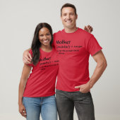 Moederdefinitie Unieke gift retro T-shirt (Unisex)