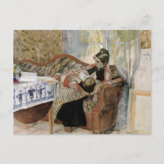 Moederdenkbeelden van verpleegkundige Baby Briefkaart (Voorkant)