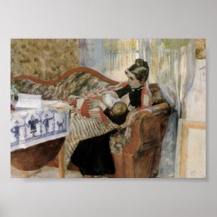 Moederdenkbeelden van verpleegkundige Baby Poster