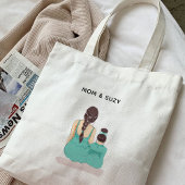 Moederdochter, moederdag tote bag