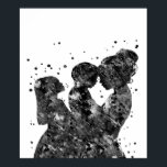 Moederdochter zoon Gift, Familie Birthday Gift Ide Poster<br><div class="desc">Moederdochter zoon Gift,  Familie Birthday Gift Idee</div>