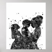 Moederdochter zoon Gift, Familie Birthday Gift Ide Poster (Voorkant)