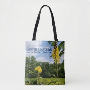 Moederdoos van de Natuur van Crayons Tote Bag