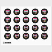 Moederdrupijs Moederdag Bysebyll Mama Ronde Sticker (Vel)
