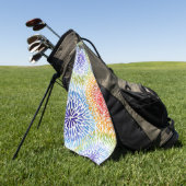 Moederdye-bursts Golfhanddoek (Groen)