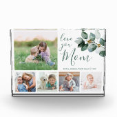 Moederfamilie Foto Collage Waterverf Eucalyptus (Voorkant)