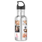 Moederfoto collage kinder kinderen waterfles  (Achterkant)
