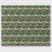 Moedergans met Baby Gosling Cadeaupapier (Vlak)