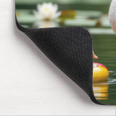 Moedergans met Baby Gosling Muismat (Hoek)