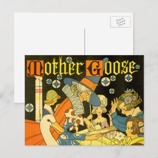  moederganzenboeken voor kinderen briefkaart (Voorkant / Achterkant)