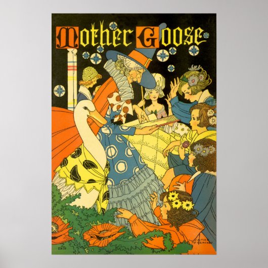  moederganzenboeken voor kinderen poster (Voorkant)