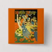  moederganzenboeken voor kinderen vierkante button 5,1 cm (Voorkant)