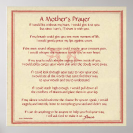Moedergebed ©2012 van Trinka Polite (Poster) Poster