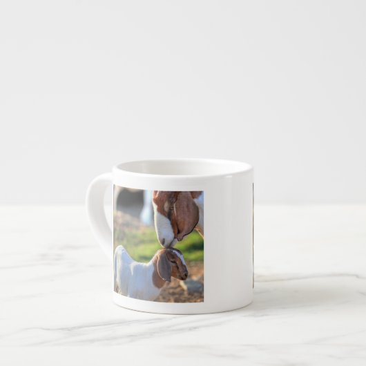 Moedergeiten en Baby Espresso Kop (Links)