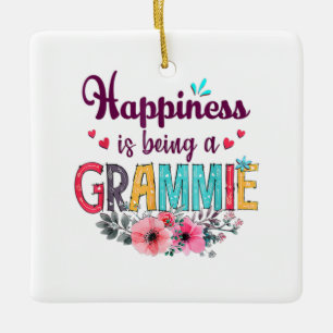 Moedergeluk is een grasmie van elke dag. keramisch ornament