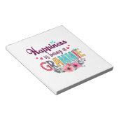 Moedergeluk is een grasmie van elke dag. notitieblok (Schuin)