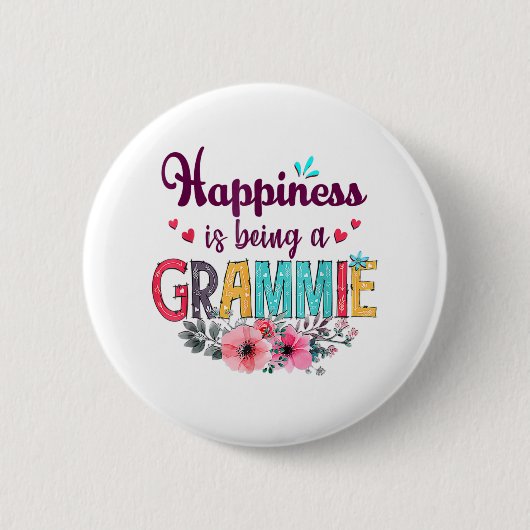 Moedergeluk is een grasmie van elke dag. ronde button 5,7 cm (Voorkant)