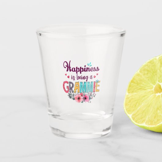 Moedergeluk is een grasmie van elke dag. shot glas (Voorkant)