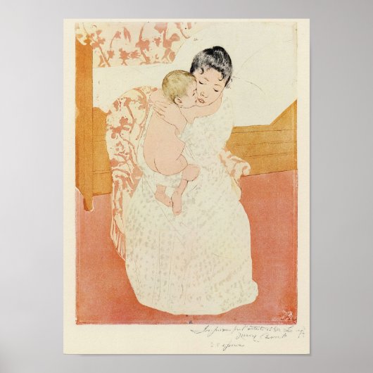 Moedergevoeligheid van Mary Stevenson Cassatt Poster (Voorkant)