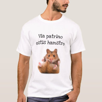 Moederhamster, vlierbessen: Licht T-shirt