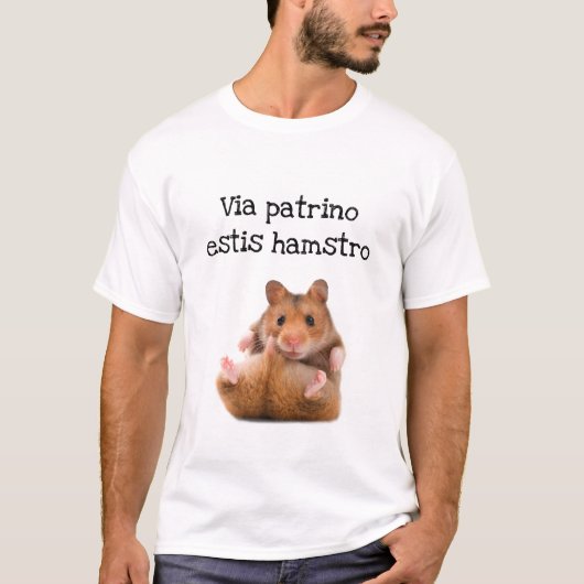 Moederhamster, vlierbessen: Licht T-shirt (Voorkant)