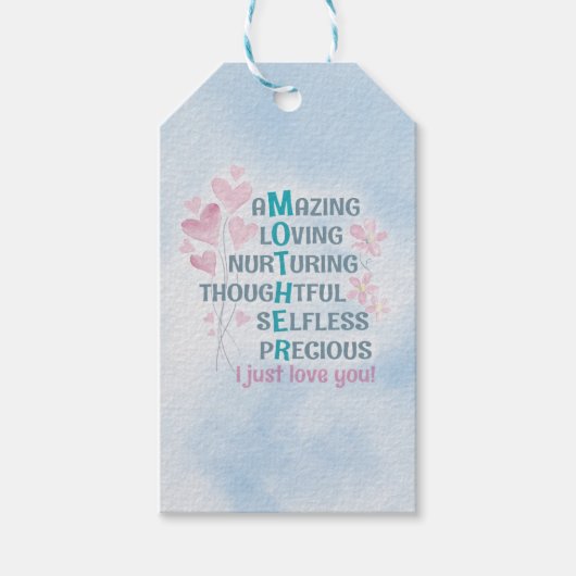 Moederhart Cadeaulabel (Voorkant)