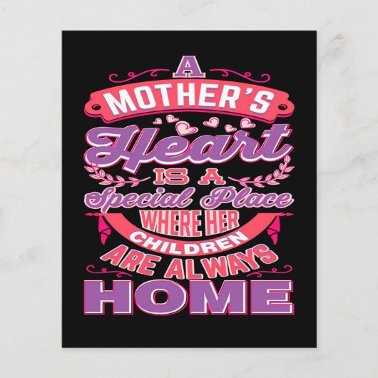 moederhart flyer (Voorkant)