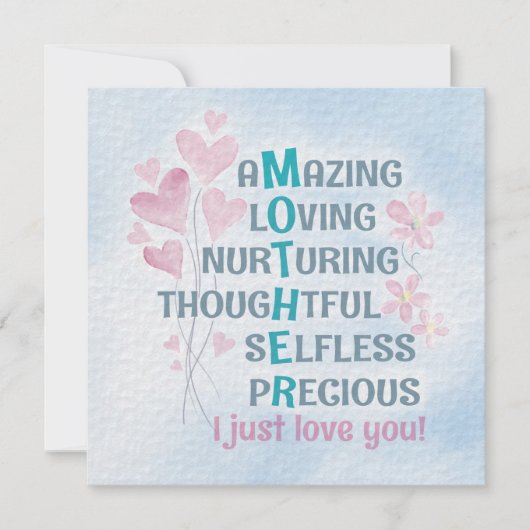 Moederhart kaart (Voorkant)