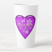 Moederhart Latte Mok (Voorkant)