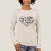 Moederhart Tri-Blend Shirt (Voorkant)