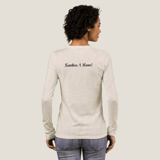 Moederhart Tri-Blend Shirt (Achterkant)