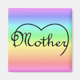 moederhartregenboog magneet