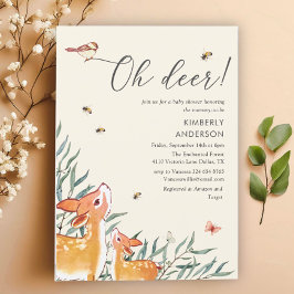 Moederhert & Babyhert Zoete Baby Shower Kaart