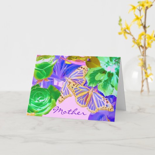 Moederkaart Kaart (Gele Bloem)