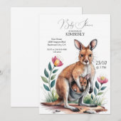 Moederkangoeroe Kaart (Voorkant / Achterkant)