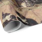 Moederkat en kittens cadeaupapier (Rol Hoek)